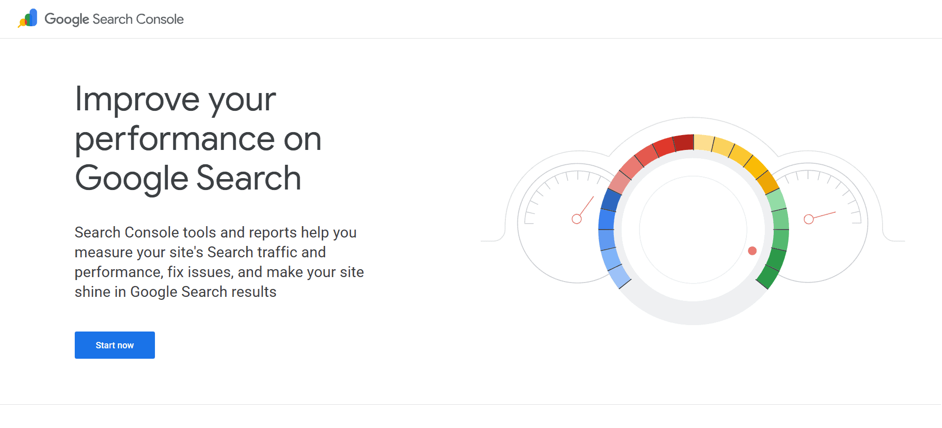 Google Search Console performance report interface