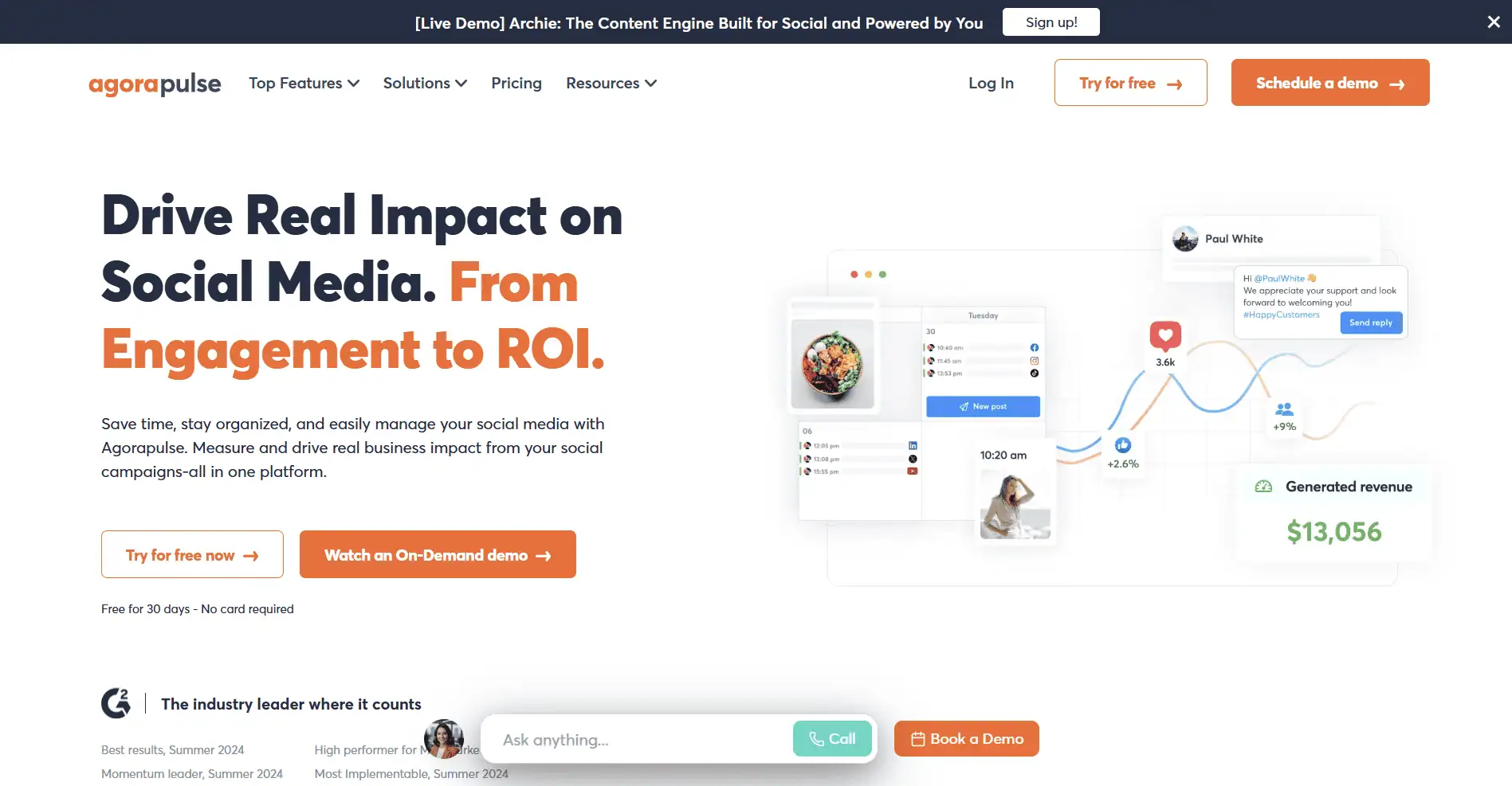 Agorapulse unified social media inbox and community management